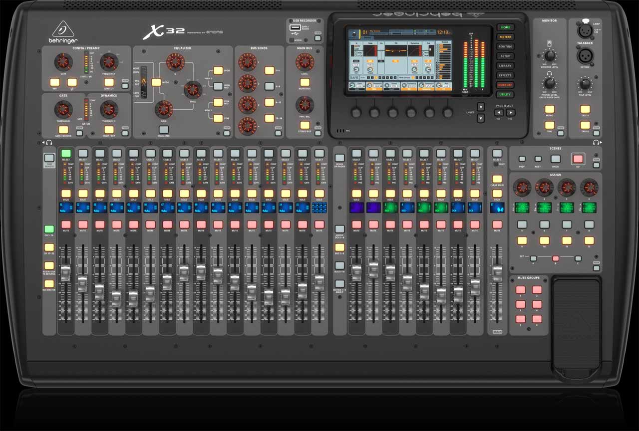 Behringer X32 + digital snake